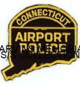 CONNECTICUT,CONNECTICUT AIRPORT POLICE HAT SIZE 2